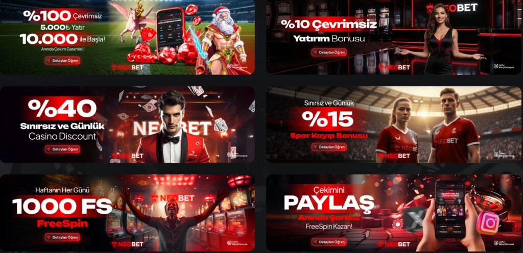 neobet bonusları